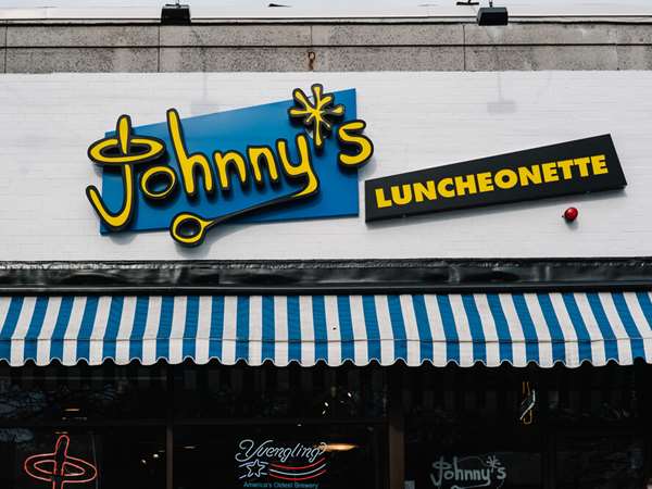 Johnny's Luncheonette Sign